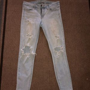 American Eagle super super stretch skinny jeans